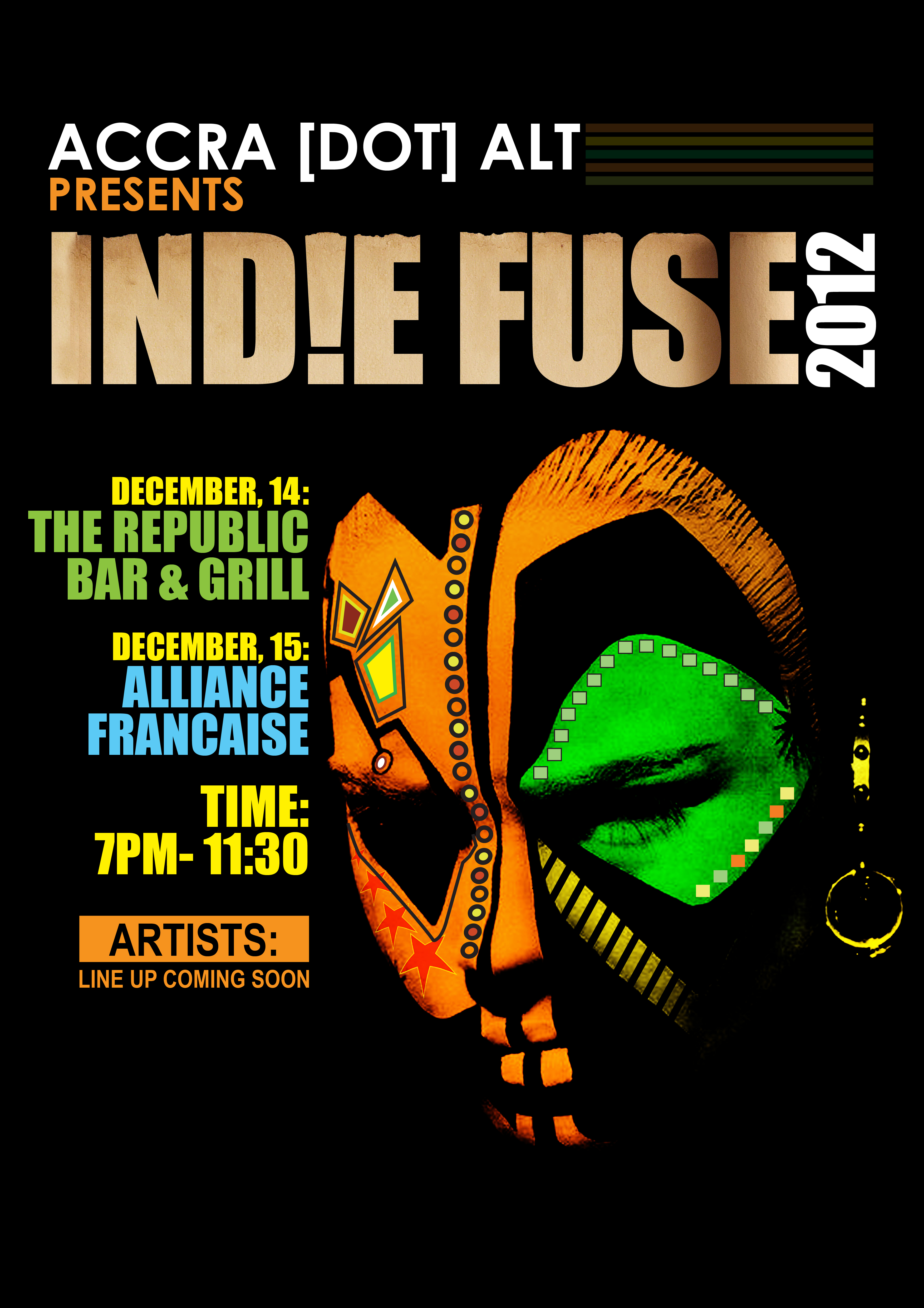 IND!E FUSE 2012: LIVE ELECTRO MUSIC SHAKE UP IN ACCRA, DECEMBER 14TH &15TH