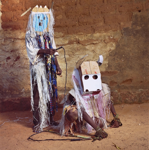 Ghost and Bull, Dodo Masquerade, Bobo-Dioulasso, Burkina Faso, 2009 via The Third Eye | photo by Phyllis Galembo